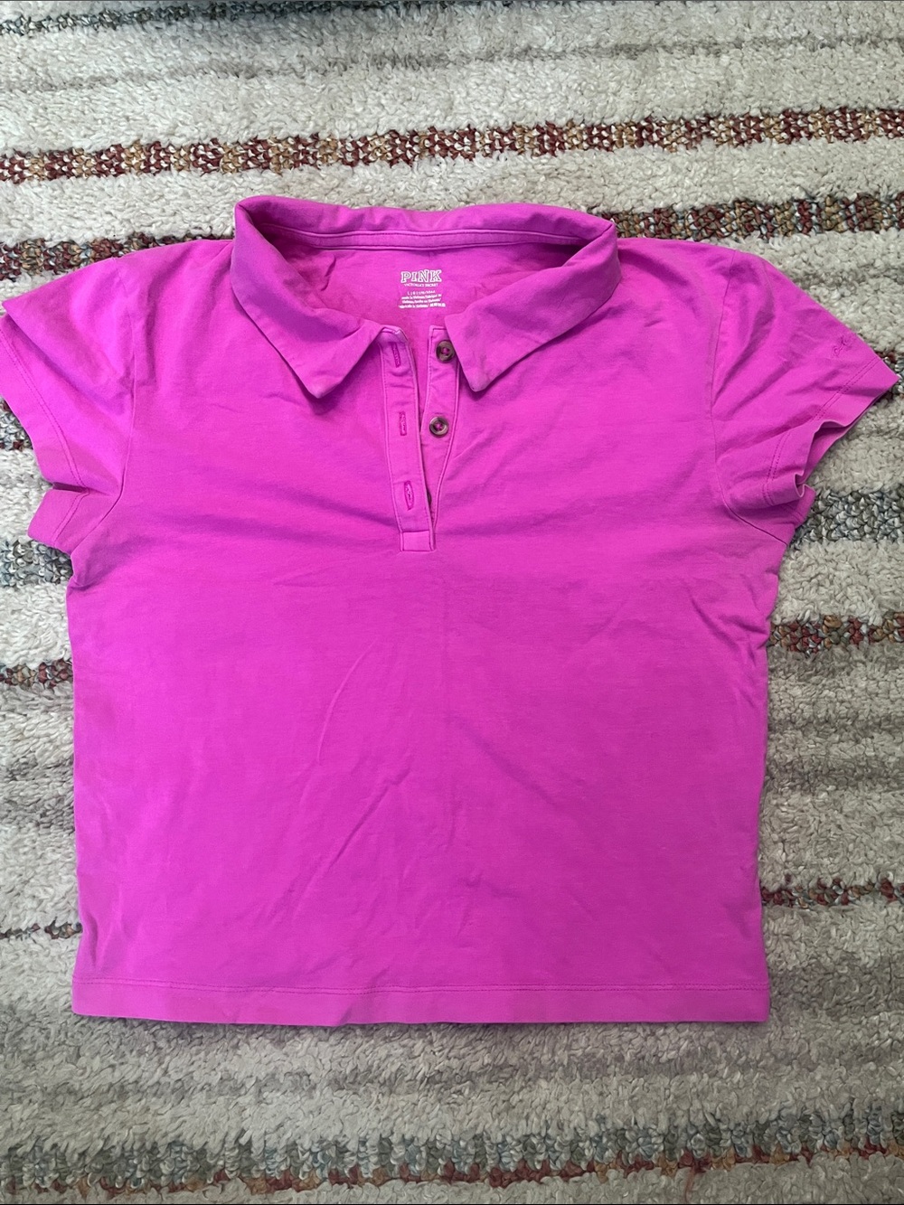 Victoria's Secret PINK Bright Fuchsia Polo